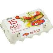 Ägg M 15-pack Alsbo Ägg.