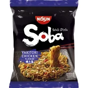 Nudlar Soba Yakitori Chicken 110g Nissin.