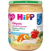 Barnmat Mumsig Fiskgryta med pasta &amp; grönsaker 6mån 190g Hipp.