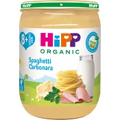 Spaghetti carbonara 8m Eko 190g Hipp.