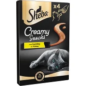 Kattsnacks Creamy Kyckling 48g Sheba.