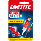 Lim Super Glue All Plastics 2g+4ml Loctite.