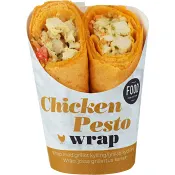 Wrap Chicken Pesto Food Collective.