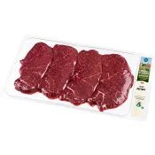 Rostbiff Färsk Skivad ca 600g ICA.