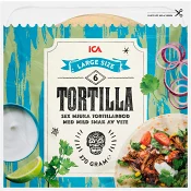 Soft tortillas Large 6-p 370g ICA.