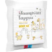 Skumtvättlappar 100-p ICA.