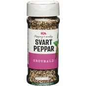 Svartpeppar Grovmalen 41g ICA.