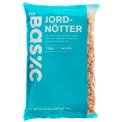 Jordnötter 1kg ICA Basic.