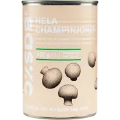 Champinjoner Hela 400g ICA Basic.