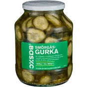 Smörgåsgurka 1600g ICA Basic.