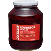 Skivade Rödbetor 1600g ICA Basic.