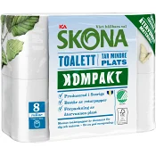 Toalettpapper Kompakt 8-p ICA Skona.