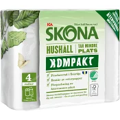Hushållspapper Kompakt 4-p ICA Skona.
