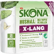 Hushållspapper X-lång 2-p ICA Skona.
