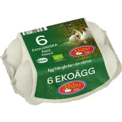 Ägg M/L Eko 6-pack Alsbo Ägg.
