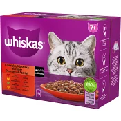 Kattmat Klassiska måltider i sås 7+ 12-p Whiskas.