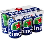 Öl Alkoholfri 0,0% 6-pack Heineken.