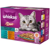 Kattmat Duo Surf &amp; truf i gele 1+ 12-p Whiskas.