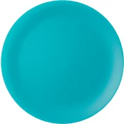 Plasttallrik Aqua 25cm ICA.