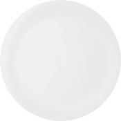 Plasttallrik Vit 25cm ICA.