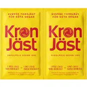 Torrjäst Söta degar 14g 2st Kronjäst.