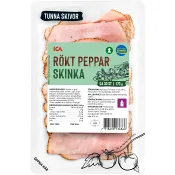Skinka Rökt Peppar Tunna Skivor 170g ICA.