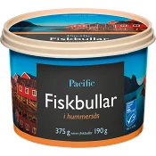 Fiskbullar i hummersås 375g Pacific.