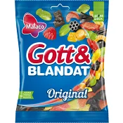 Godis Gott &amp; Blandat Original 210g Malaco.