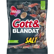 Godis Gott &amp; Blandat Salt 210g Malaco.