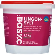 Lingonsylt 1,5Kg ICA Basic.