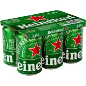 Öl 3,5% 33cl 6-p Heineken.