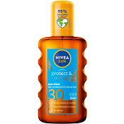 Solkräm Protect &amp; Bronze Oil Spray SPF30 200ml Nivea Sun.