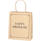Presentpåse Happy Birthday 19x22 cm.