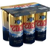 Öl 3,5% 50cl 6-p Norrlands Guld.