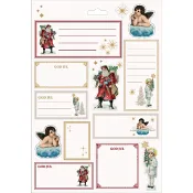 Juletiketter Stilla natt 12 st.