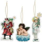 Hängetiketter Stilla natt 6 st.