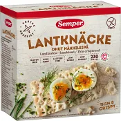 Lantknäcke Glutenfri 230g Semper.