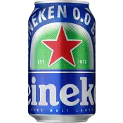 Öl alkoholfri 0,0% 33cl Heineken.