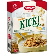 Granola Kick Natural Glutenfri 375g Semper.