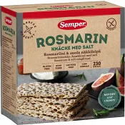 Rosmarinknäcke med Salt Glutenfri 230g Semper.