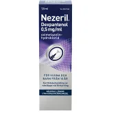 Dexpantenol för vuxna och barn från 10 år 0,5mg Nezeril.