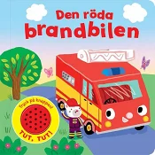 Den röda brandbilen.