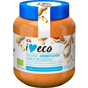 Jordnötssmör Crunchy 700g ICA I love eco.
