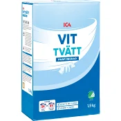 Tvättmedel Vittvätt 1,9kg Miljömärkt ICA.