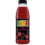 Fruktdryck Hallon &amp; svartvinbär 50cl MER.