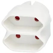 Förgreningspropp 2-vägs Europauttag ICA.