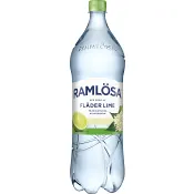 Vatten Kolsyrad Fläder &amp; lime 1,5l Ramlösa.