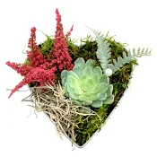 Arrangemang Zinkhjärta 15cm.