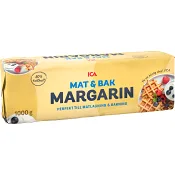 Mat &amp; bakmargarin 80% 1000g ICA.
