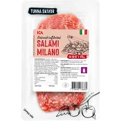 Salami Milano Tunna skivor 170g ICA.